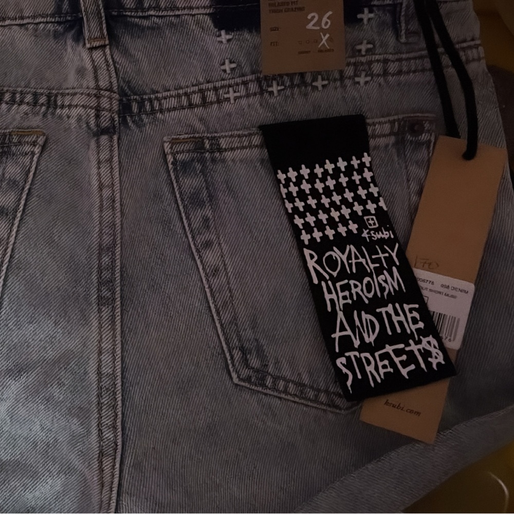 Brand new ksubi, light washed, size 26